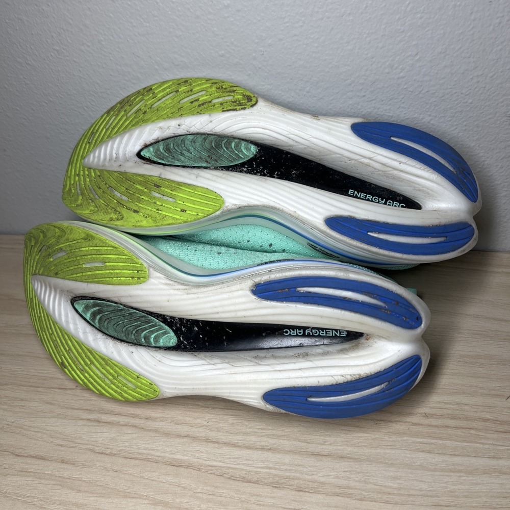 New Balance FuelCell SuperComp Elite v3 Bright Mint Pixel Green Sz 10.5 WRCELLT3 - Picture 8 of 10